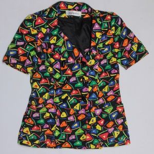 Saks Fifth Avenue David Hayes Blazer Jacket